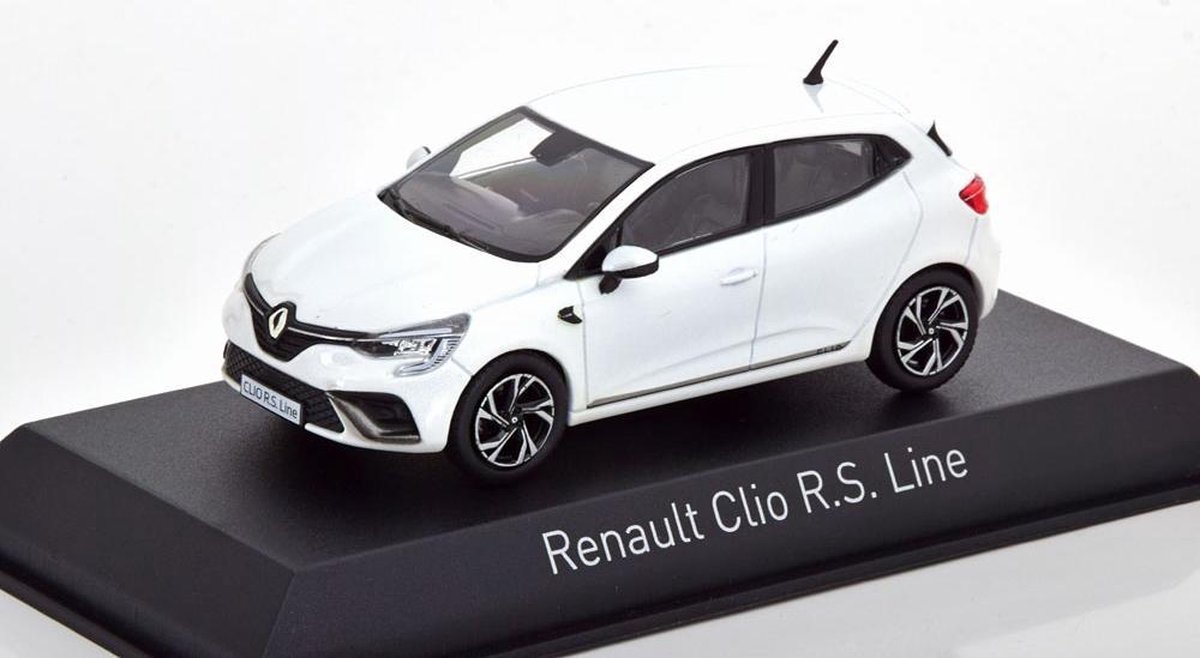hoofdzakelijk Prestatie band Renault Clio R.S.Line 2019 Wit Metallic 1-43 Norev | bol.com