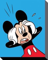 DISNEY - Canvas 40X50 - Mickey Mouse Shocked