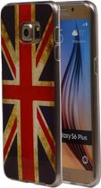Britse Vlag TPU Cover Case voor Samsung Galaxy S6 Edge Plus Hoesje