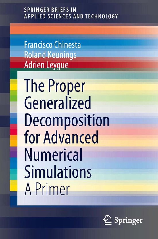 Engineering (R0) - The Proper Generalized Decomposition for  ... - cover