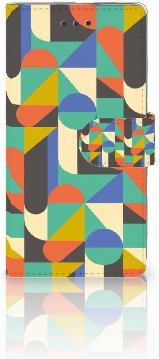 Huawei Ascend P8 Lite Telefoon Hoesje Funky Retro