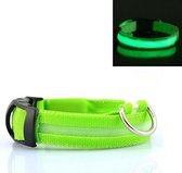 LED Halsband GROEN XS