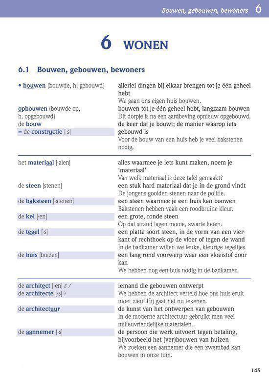 Thematische woordenschat Nederlands voor anderstaligen boek