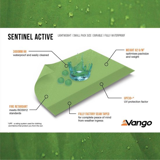 | Vango Winslow Air 500 Tent opblaasbaar groen Vango Winslow Air 500 tunneltent