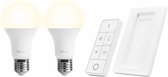 Trust KlikAanKlikUIt ALED2-2709R LED-Lampenset Met Afstandsbediening - 9W E27 A+ - Trust Smart Home Compatibel