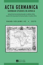 ACTA Germanica / German Studies in Africa- ACTA Germanica
