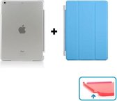 iPad Mini 1, 2, 3 Smart Cover Hoes - inclusief Transparante achterkant - Licht Blauw