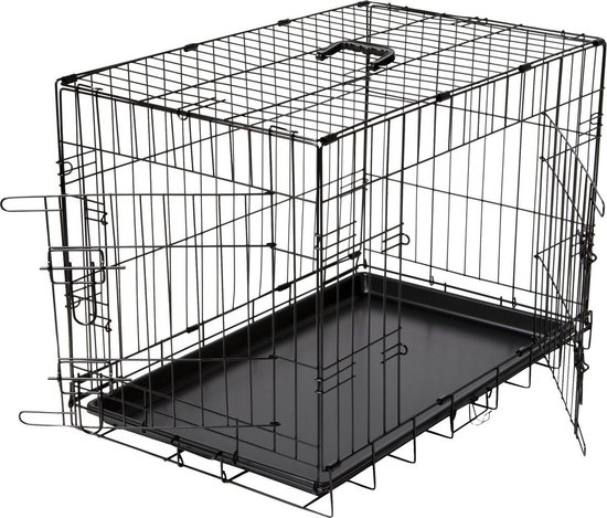 Hondenbench - Zwart - S - 62 x 44 x 50 cm