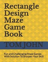 Rectangle Design Maze Game Book