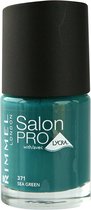 Rimmel Salon Pro With Lycra Nailpolish - 371 Sea Green - Nailpolish