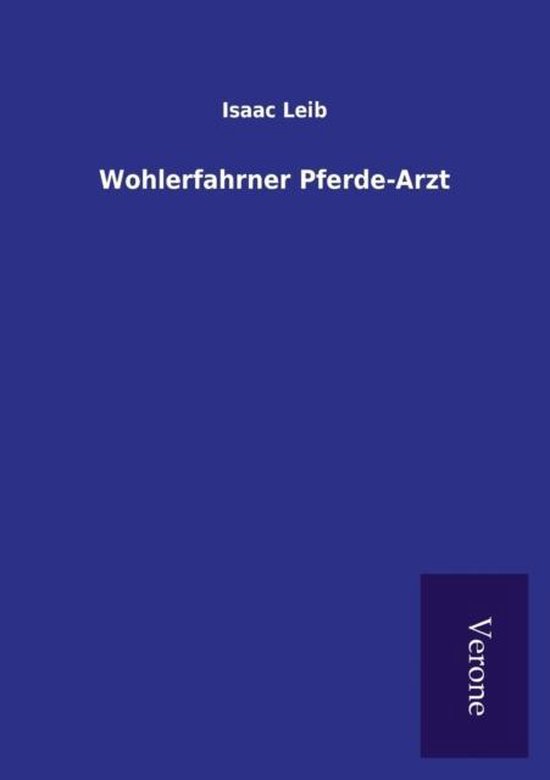 Wohlerfahrner Pferde-Arzt - cover