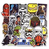 Star Wars stickers voor laptop, deur, telefoon etc. - Mix met 50 stuks