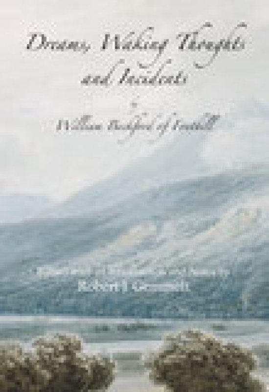 Boek kaft met de titel 'Dreams, Waking Thoughts and Incidents' en een berglandschap.