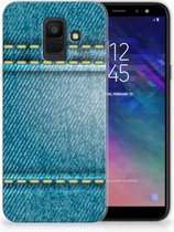 Geschikt voor Samsung Galaxy A6 (2018) TPU Hoesje Design Jeans
