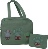 Jessidress® Handtas Kleine Handtasje met portemonnee - Groen