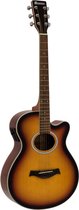 DIMAVERY AW-400 western gitaar - steelstringgitaar, sunburst
