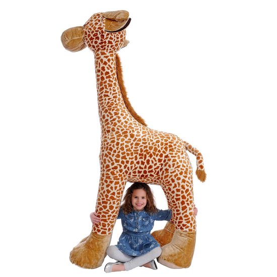 Gewoon afvoer Tweede leerjaar Iplush - Opblaasbare Giraffe - My Giraffe Pal - 180 cm - Plushe | bol.com