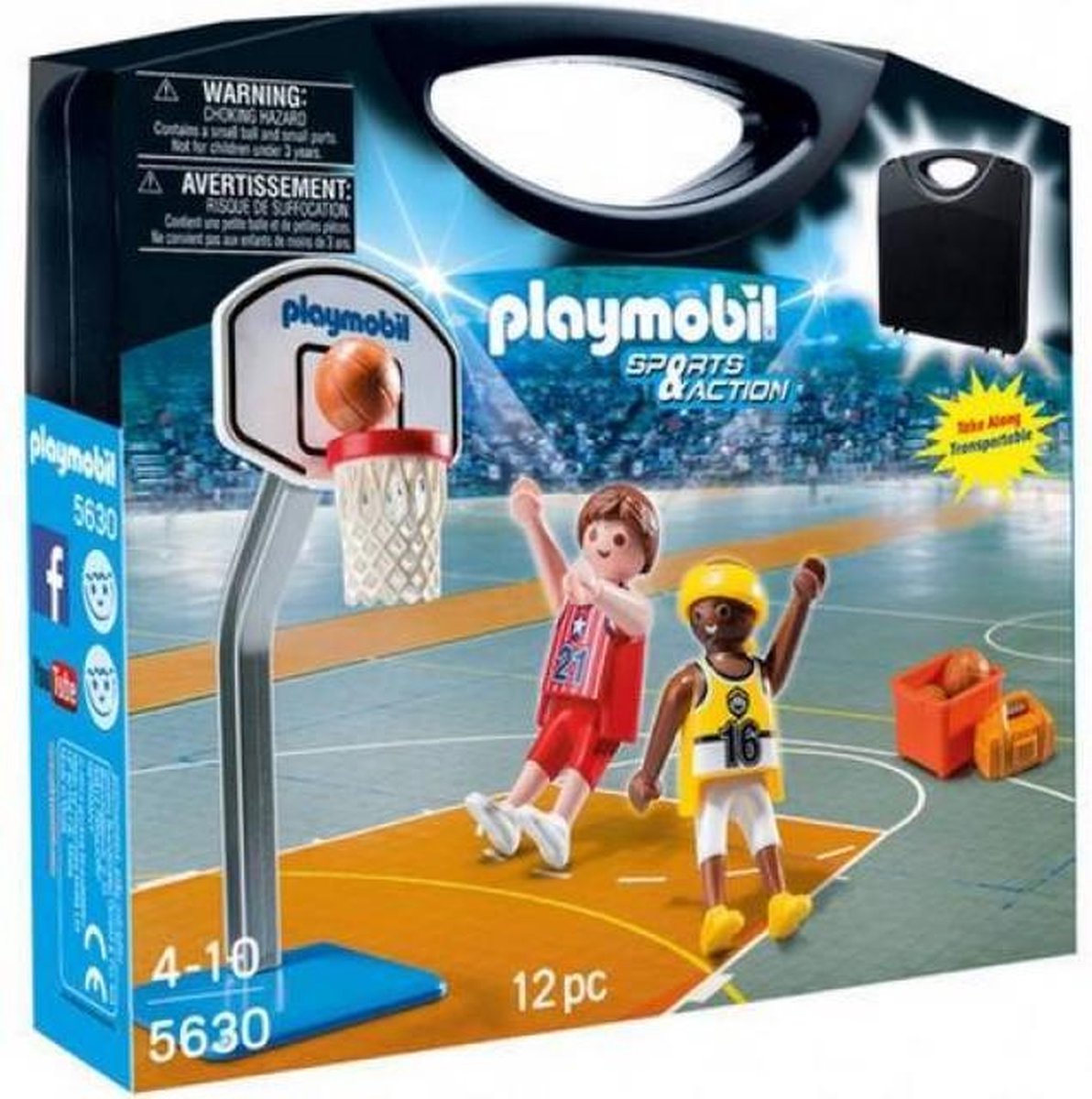 Playmobil 5630 - Meeneemkoffer basketbal