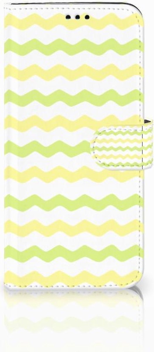 Samsung Galaxy S9 Plus Telefoon Hoesje Waves Yellow