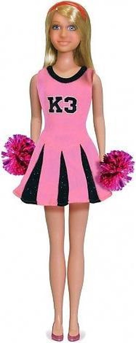 Een deel R lenen K3: Jurk voor tienerpop – Cheerleader | bol.com