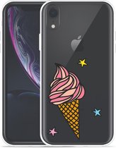 Geschikt voor Apple iPhone Xr Hoesje Ice cone - Designed by Cazy