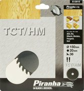 Piranha Cirkelzaagblad TCT/HM, 150x20mm 36 tanden X13015