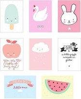 A little lovely company - Poster Lightbox sheets : Little girl
