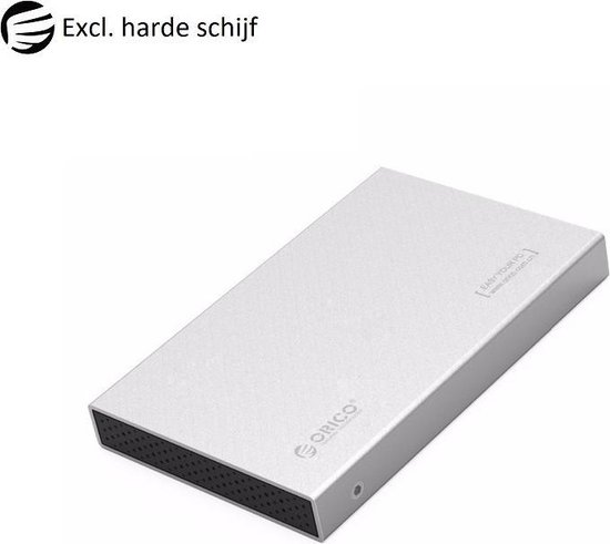 vezel Ontwaken Recreatie Orico - Aluminium 2.5 inch Harde Schijf Behuizing 2,5 inch SATA HDD/SSD -  USB 3.0 - Zilver | bol.com