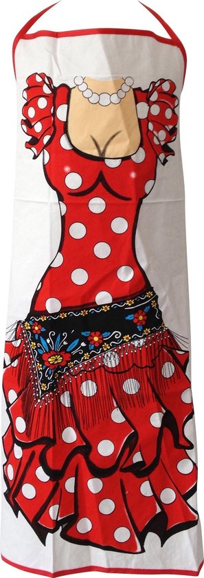 flamenco schort - dames rood - verkleed kleding bol.com
