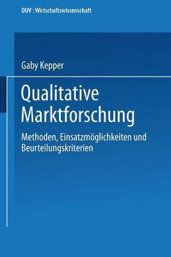 Qualitative Marktforschung - cover