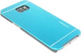 Aluminium hoesje blauw Geschikt voor Samsung Galaxy S7 Edge
