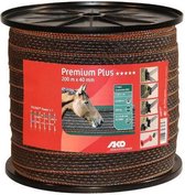 Ako Premium Plus Lint Bruin/oranje 40mm 200m