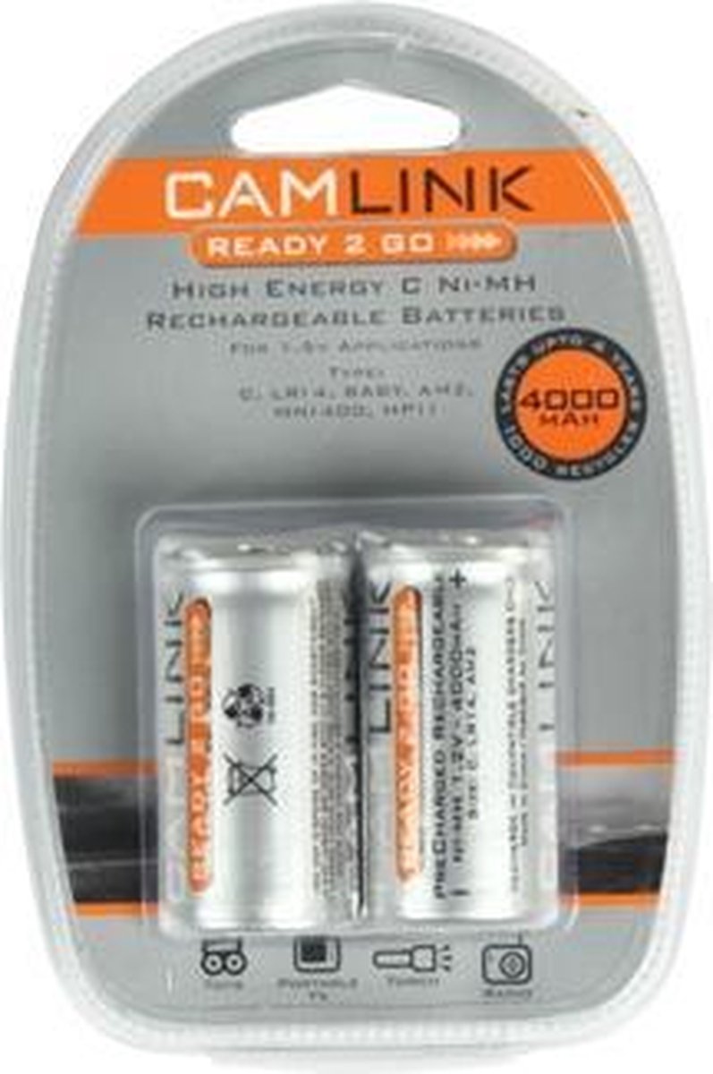 CamLink CL-CRC40P2 oplaadbare batterij/accu