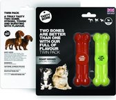 TastyBone - Twinpack Roast Dinner - Roast Beef & Apple Pie - Toy - Hond - Kauwspeelgoed - Vegan