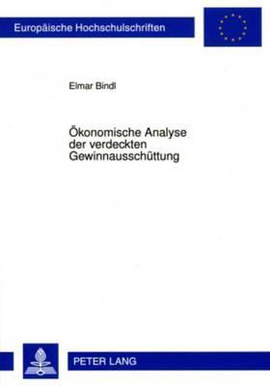 Ökonomische Analyse der verdeckten Gewinnausschüttung - cover