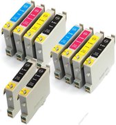 Compatible Epson T0441 - T0445 10-pack T0441-T0442-T0443-T0444