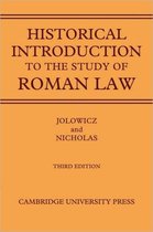 A Historical Introduction to the Study of Roman Law