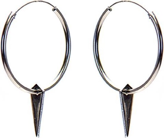 Karma 925 Sterling Zilveren Hoops Symbols Cone Oorknoppen M1973-25