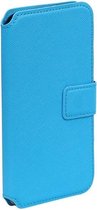 Blauw Huawei Honor Y6 TPU wallet case - telefoonhoesje - smartphone hoesje - beschermhoes - book case - booktype hoesje HM Book