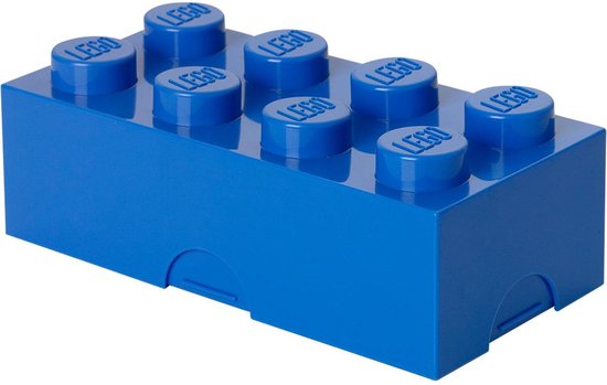 LEGO Classic Lunchbox - Brick 8 - Blauw | bol.com