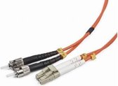 Gembird CFO-LCST-OM2-5M Glasvezel kabel LC ST Oranje