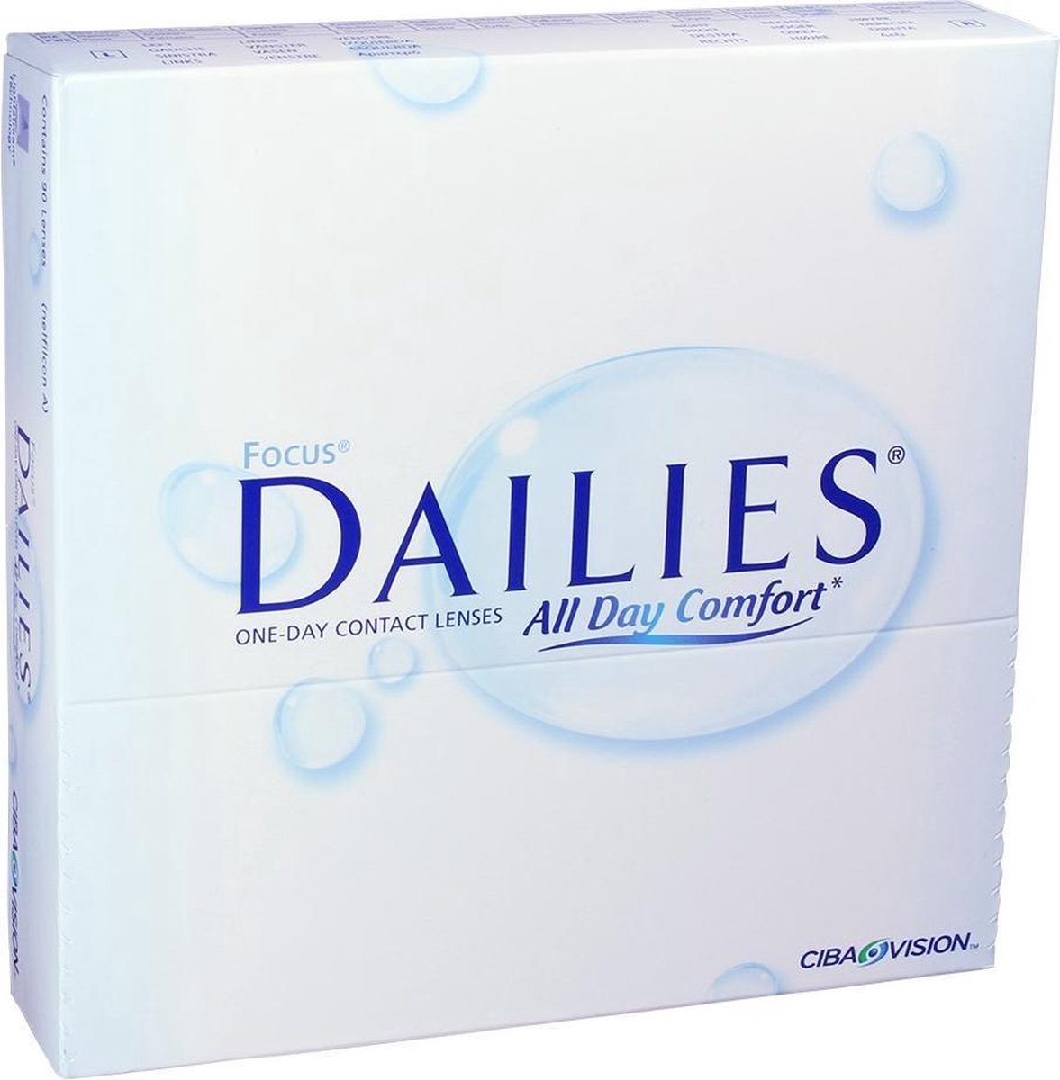 +5,00 - Dailies All Day Comfort - 90 pack - Daglenzen - Contactlenzen