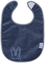 Slab waterproof velvet terry Sweet bunny vintage blue