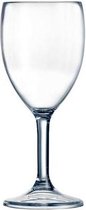 Arcoroc Outdoor Perfect wijnglas SAN hard kunststof 300 ml per stuk - Onbreekbare camping/picknick glazen