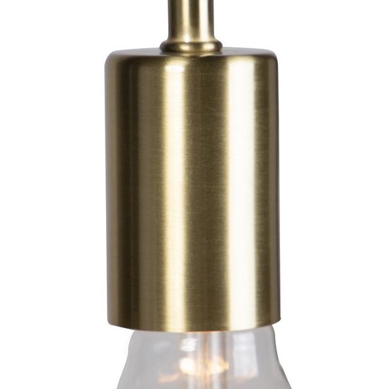 QAZQA facil - Moderne Vloerlamp | Staande Lamp - 1 lichts - H 1450 mm - Goud/messing - Woonkamer | Slaapkamer | Keuken