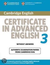 Cambridge certificate in advanced English 3 for updated exam Student's Book without Answers