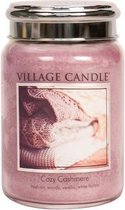 Village Candle Large Jar Geurkaars - Cozy Cashmere