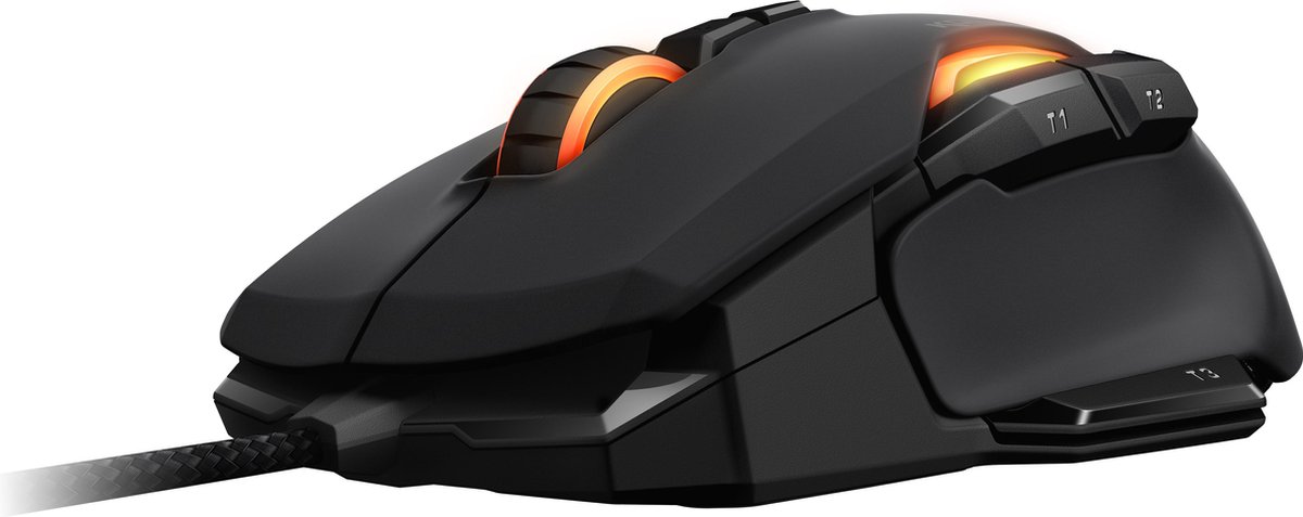 Roccat Kone Aimo Rgb Gaming Muis 100 Dpi Zwart Bol Com