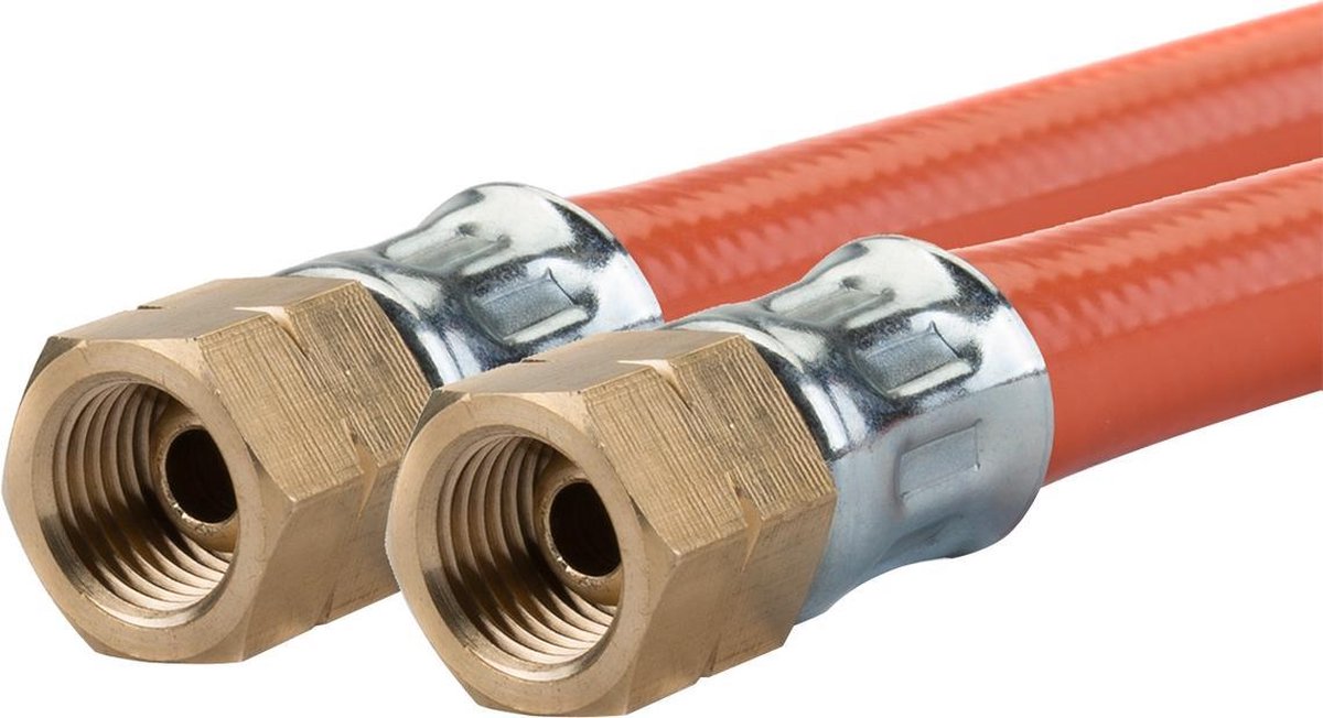 Gasslang pvc 1/4 links x 1/4 links - 1 meter