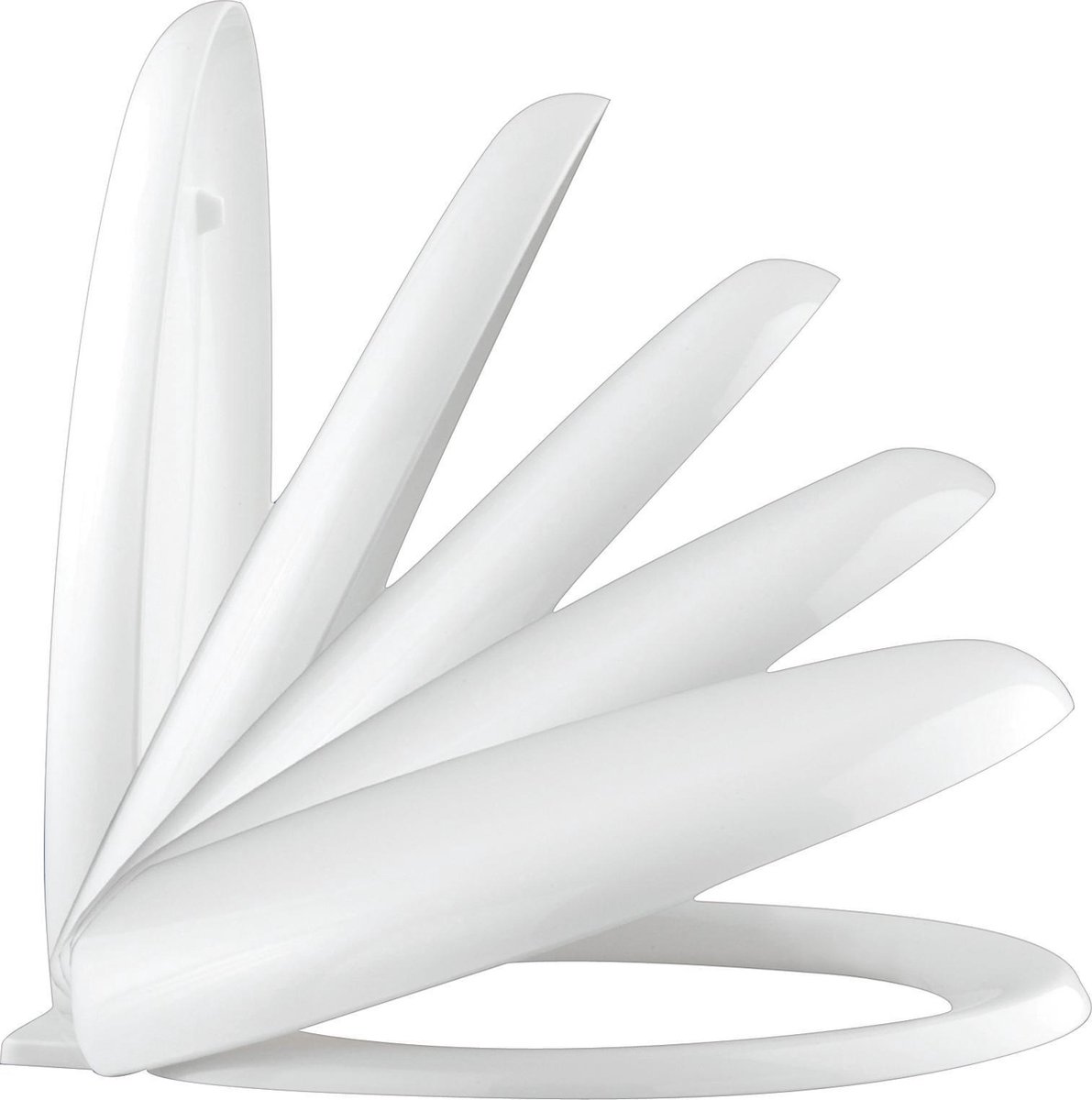 SCH TTE WC-Bril - Thermoplastiek - Antibacterieel - Soft Close - Gelakt - Wit